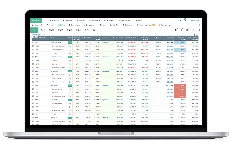 9 Tips to Manage Construction Budget and Control Costs With a Smile 1 Bauwise Automated Construction Budgeting & Forecasting Desktop UI — 9 Tips to Manage Construction Budget and Control Costs With a Smile article