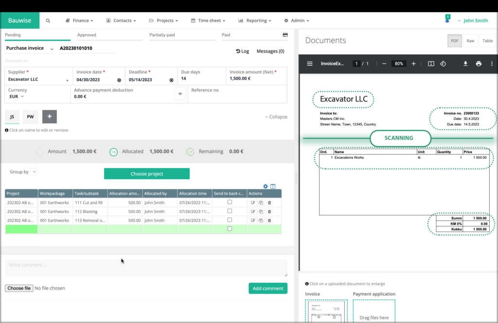 AI-driven construction billing