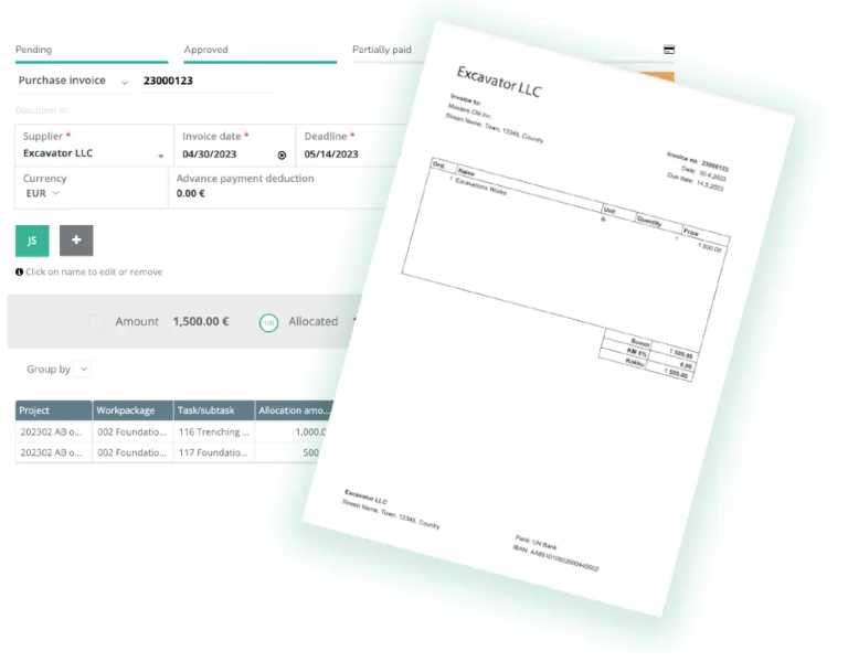 Blog 23 construction invoice approve