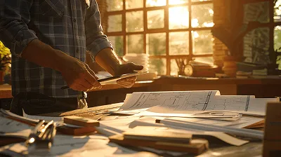 A construction professional examines project documents in a sunlit workspace — Construction Change Order FAQ Clarity and Insigths article