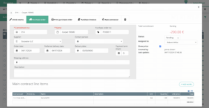 construction purchase order