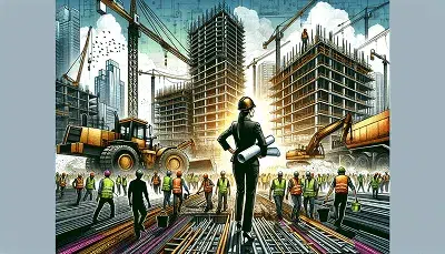 Top Strategies for Effective Construction Daily Reporting 1 Illustration of construction project — Top Strategies for Effective Construction Daily Reporting article