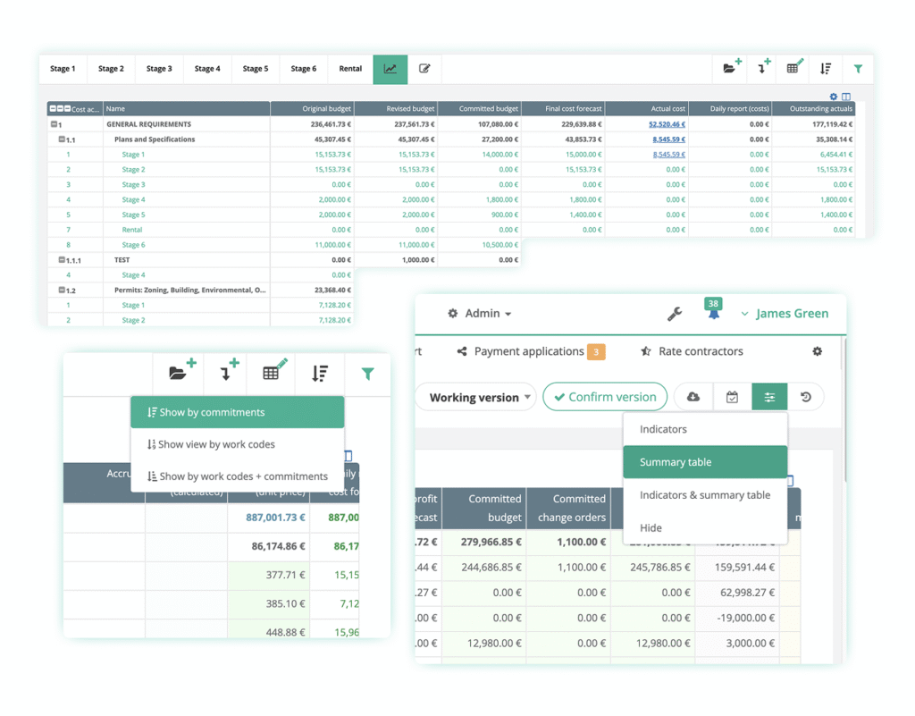 Automated Construction Budgeting & Forecasting - Bauwise Real-Time Project Reporting