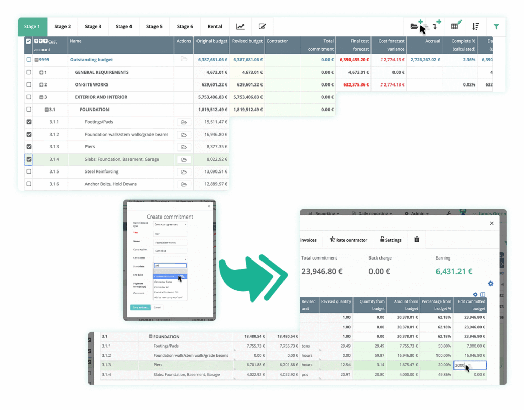Construction Purchase Orders & Contracts Management Bauwise Capabilities - Automated Purchase Orders & Contracts Creation