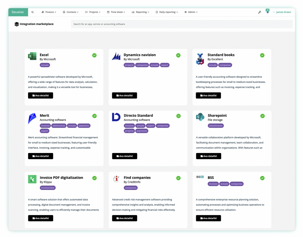 Automated Construction Budgeting & Forecasting - ERP & Accounting Software Integration