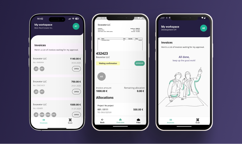 Bauwise Mobile App Capabilities