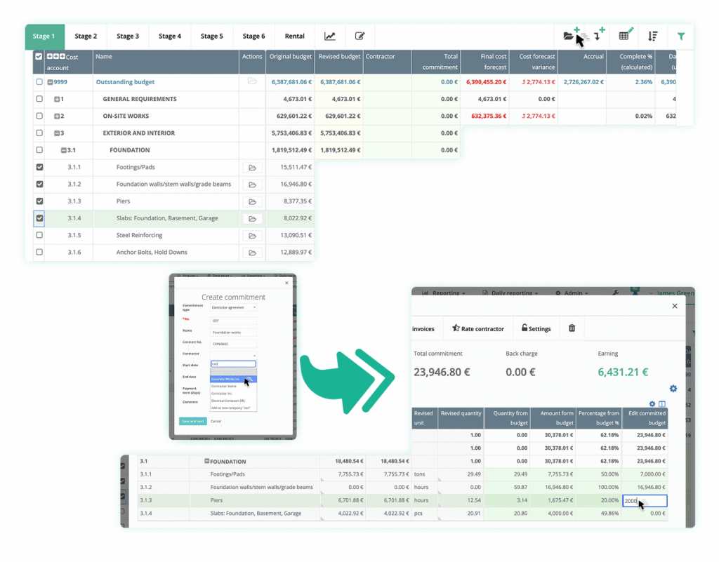 Construction Purchase Orders & Contracts Management Bauwise Capabilities - Automated Purchase Orders & Contracts Creation