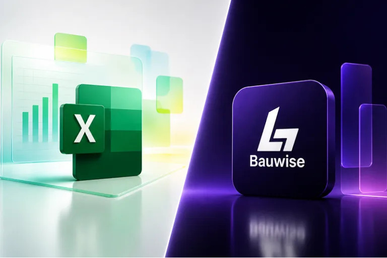 Excel vs Bauwise Construction Cost Control